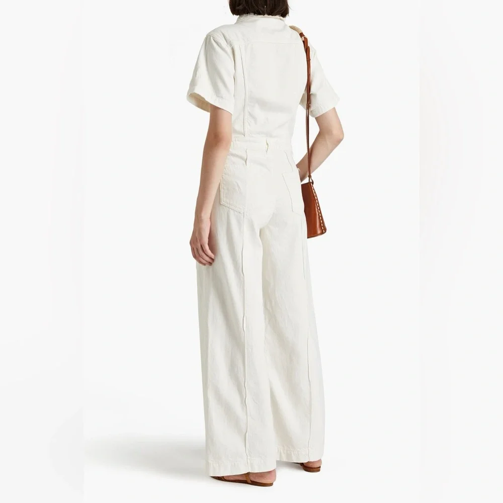 FRAME Denim Wide Leg Jumpsuit - Picture 2 of 4